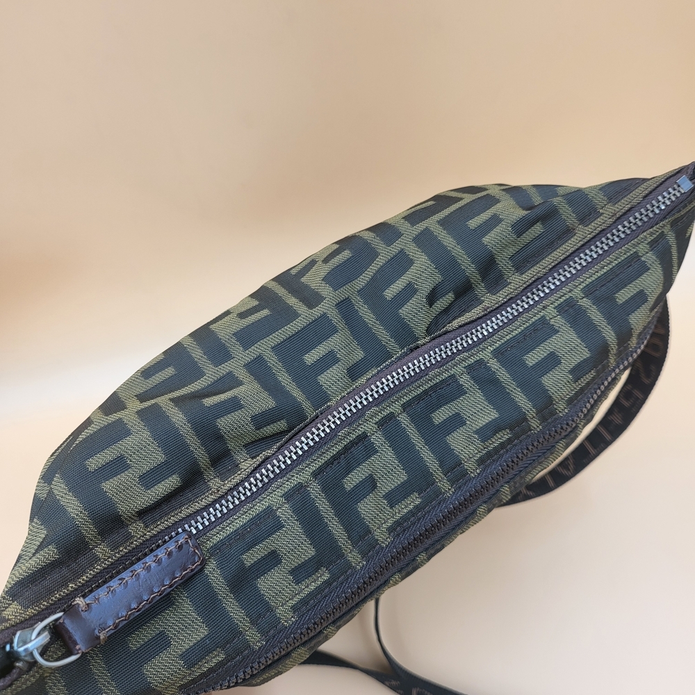 FENDI Zucca Canvas One Shoulder Crossbody Bag,, Authentic.!!! - Picture 14 of 16